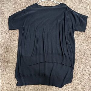 lululemon athletica Black Short Sleeve Knit Pullover